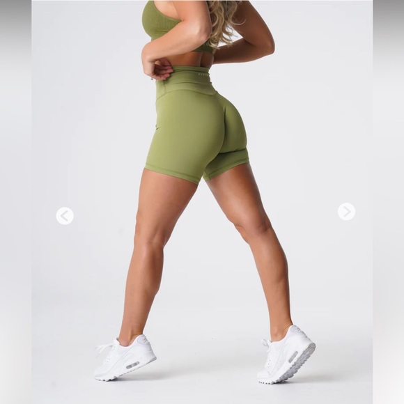 Sold Out NWOT NVGTN Olive Green Signature 2.0 Shorts - Picture 3 of 4